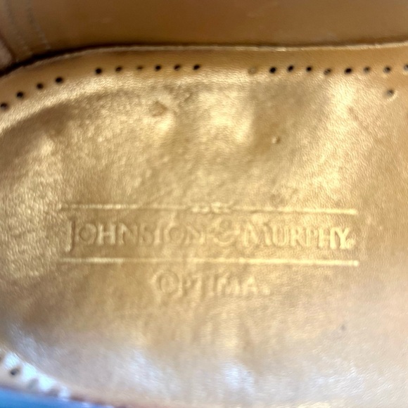 Johnston Murphy Optima Shoes Brogue Wingtips Kiltie Tassel Slip On Burgundy 15B main image 7